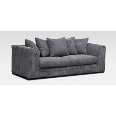 Dylan Corded 3 Seater Sofa Grey