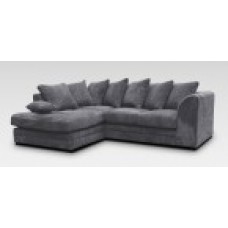 Dylan Corded Corner Sofa Left in Grey